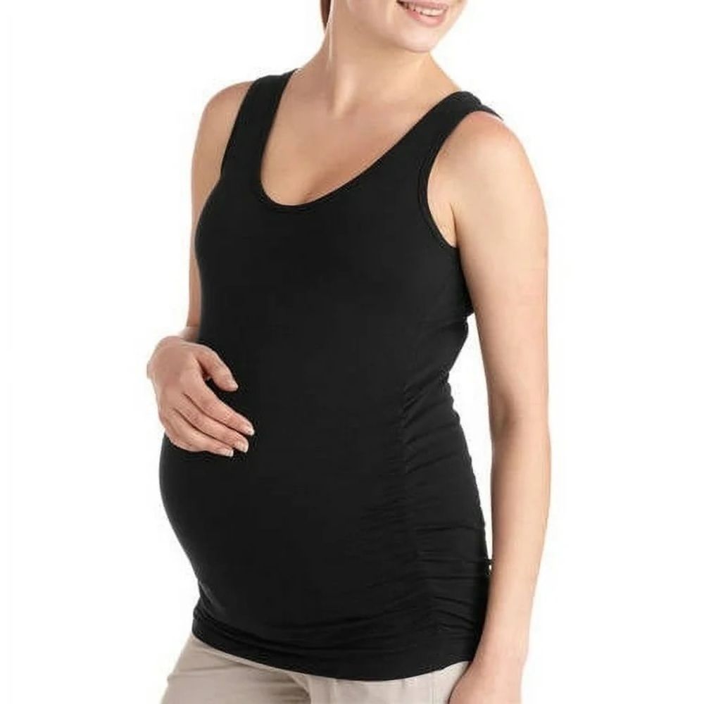 Maurices Classic Black Maternity Tank Top
